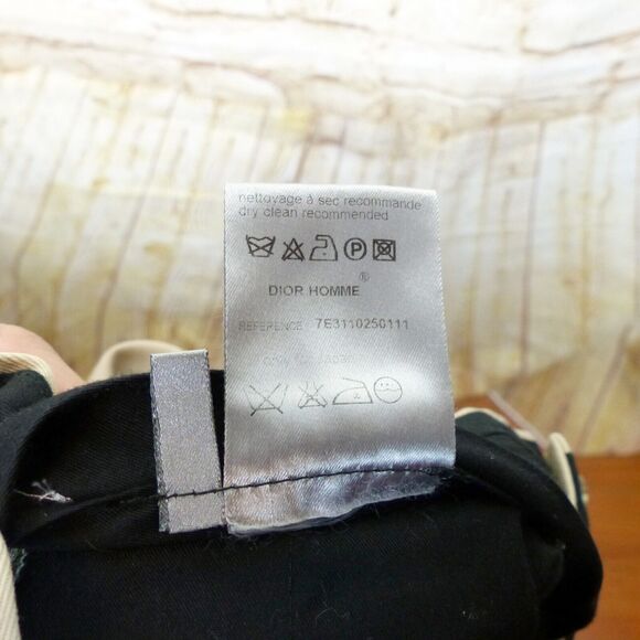 Dior Homme Cargo Trouser Men 54 Khaki Utility 34x29 Altered Y2K Hedi Slimane VTG - Picture 13 of 16